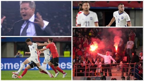 LUDI MEČ AUSTRIJA - SRBIJA! Orlovi izgubili pred EURO 2024, ali kako! (VIDEO)