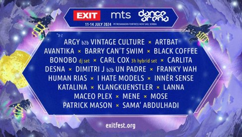 OD VANVREMENSKIH LEGENDI DO PREDVODNIKA NOVE GENERACIJE: Na EXIT stižu najjači elektronski line up na svetu ove godine!