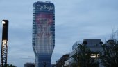 ЈЕДАН НАРОД, ЈЕДАН САБОР Кула Београд у бојама заставе - Живела Србија, Живела Српска ЈЕДАН НАРОД, ЈЕДАН САБОР Кула Београд у бојама заставе - Живела Србија, Живела Српска