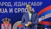 VUČIĆ SE OBRATIO NA SVESRPSKOM SABORU: Duh slobode širi se svetom