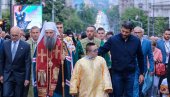 ОДРЖАНА СПАСОВДАНСКА ЛИТИЈА У БЕОГРАДУ: Кивот са моштима Јустина Ћелијског положен у Храму Светог Саве (ФОТО/ВИДЕО)