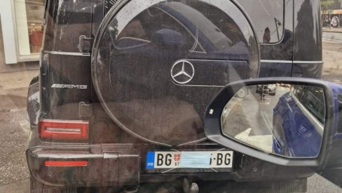 NEVEROVATAN SLUČAJ BAHATOG PARKIRANJA U BEOGRADU: Pogledajte šta je uradio vozač AMG mercedesa (FOTO)