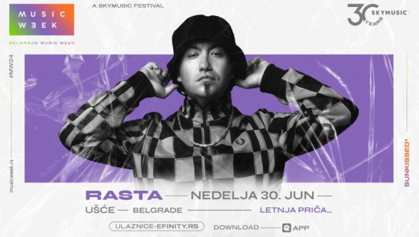 BELGRADE MUSIC WEEK Раста се придружује импресивној листи хедлајнера – наступ заказан за недељу, 30. јун