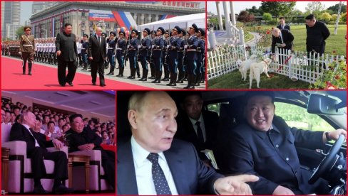 PUTIN I KIM RAZMENILI BROJNE POKLONE: Susret svetskih lidera izazvao pravu buru, a evo šta su sve darovali jedan drugom (FOTO/VIDEO)