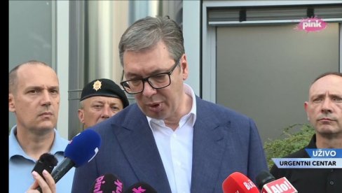U TOKU POTRAGA ZA JOŠ JEDNOM OSOBOM: Vučić posle teroritičkog napada u Beogradu