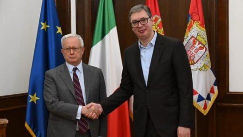 VUČIĆ NAKON SUSRETA SA TREMONTIJEM I DELEGACIJOM: Odličan sastanak, ponosni na odnose i saradnju naših zemalja (FOTO)