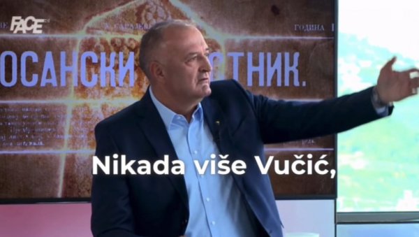 ГНУСНЕ ЛАЖИ И ПРЕТЊЕ: Босански министар опет напао Вучића и поручио - Дејтон је грешка (ВИДЕО)