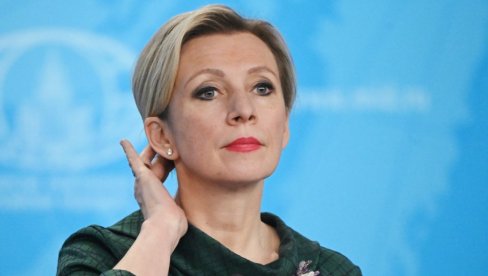 OVO JE PITANJE ZDRAVOG RAZUMA Zaharova upozorava - Zapad ne shvata ozbiljnost pretnje u vezi sa isporukom oružja kijevskom režimu