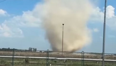 NESVAKIDAŠNJA POJAVA SNIMLJENA U SRBIJI: Izgleda kao mali tornado, zanimljivi snimci kruže društvenim mrežama (VIDEO)