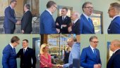 VUČIĆ NA SAMITU U LONDONU: Važni i brojni susreti srpskog predsednika sa svetskim zvaničnicima (VIDEO)