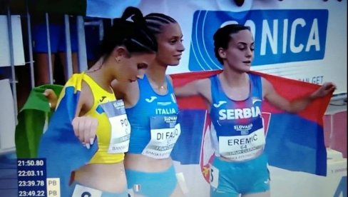 USUD MODERNOG SPORTA: Dunja Eremić atletičarka Srbije iz Zrenjanina slavila, pa na kraju tugovala