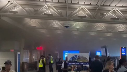 NOVI DETALJI POŽARA NA AERODROMU: Poznat broj povređenih - Internetom kruže snimci sa lica mesta, od dima se ništa ne vidi (VIDEO)