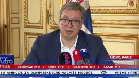 SREO SAM MLADIĆA IZ SRBIJE, NISAM ZNAO ZA TA DVA MESTA Vučić ispričao anegdotu iz Pariza - Čuli su da će da se prekopa cela Srbija