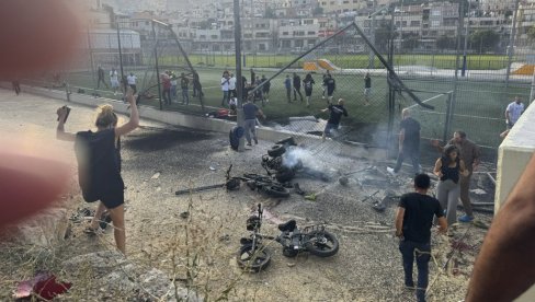 ISPLIVAO SNIMAK STRAVIČNOG NAPADA NA IZRAEL: Mrtvi i ranjeni leže na stadionu, broj stradalih se povećava (FOTO/VIDEO)