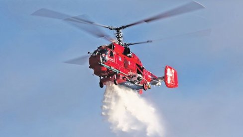 HELIKOPTERI SRPSKE I SRBIJE OD JUTROS NA PODRUČJU BILEĆE: Juče izbacili rekordnih 290 tona vode