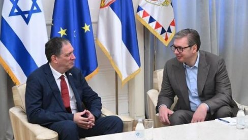 VUČIĆ SA AMBASADOROM IZRAELA: Sve države da ulože napore za postizanje održivog mira