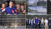 VUČIĆ OBIŠAO GRADILIŠTE: Predsednik u poseti Dečjoj bolnici Tiršova 2 - Najvažnije je da sačuvamo roditeljima decu i zato toliko ulažemo