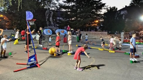 SPORTSKO LETO U PARAĆINU OVE GODINE SKRAĆENO I IZMEŠTENO IZVAN CENTRA GRADA   Korisna razbibriga za mališane