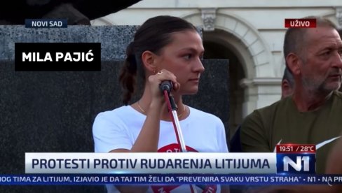 PODRŽALA REZOLUCIJU O “GENOCIDU” U SREBRENICI I VELIČALA OLUJU: Antisrpska aktivistkinja Mila Pajić predvodila protest u Novom Sadu!