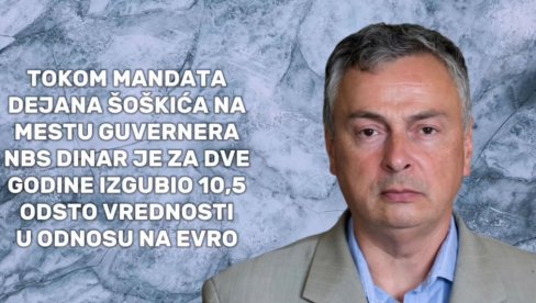 BROJKE POKAZUJU: Niko nije bio pogubniji po srpsku ekonomiju od Dejana Šoškića! (VIDEO)