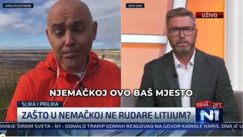 ŠOK NA N1! Pozvali dopisnika da ga pitaju zašto se u Nemačkoj ne kopa litijum, a on im odgovorio: Kopa se i tek će da se kopa! (VIDEO)