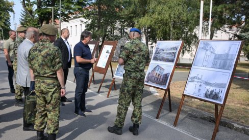 JAKA VOJSKA JE GARANT BEZBEDNOSTI: Ministar Gašić prisustvovao početku infrastrukturnih radova u kasarni „Dedinje“ (FOTO)