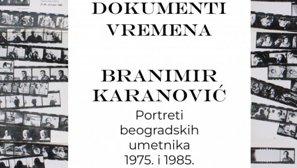 КАДРОВИ ИЗ ИСТОРИЈЕ УМЕТНОСТИ: Два циклуса портрета наших сликара и вајара на фотографијама Бранимира Карановића у Графичком колективу