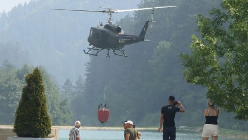 HELIKOPTER ZAKAČIO ŽICE I PAO U JEZERO: Detalji incidenta tokom probe spasavanja pred vežbu Eufora i Oružanih snaga BiH