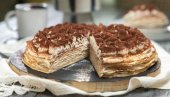 TIRAMISU TORTA OD PALAČINKI: Spoj dva omiljena deserta u jedan