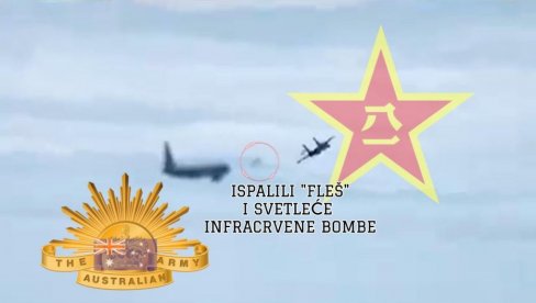 KINESKA VOJSKA OBJAVILA SNIMAK Presreli australijski borbeni avion - ispalili fleš i infracrvenu bombu! Iz Perta kažu: Dobro su živi