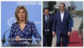 RUSIJA PODRŽAVA VUČIĆEVU INICIJATIVU ZA KIM: Zaharova poslala jasnu poruku