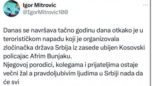 SKANDAL NAD SKANDALIMA! Promoter Zelenovića, Ćute i lažnih ekologa Ne damo Jadar žali za Kurtijevim policajcem, a Srbe naziva zločincima