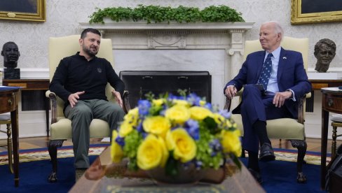 BAJDEN NA SASTANKU SA ZELENSKIM: Rusija neće pobediti, bićemo uz vas sve vreme BAJDEN NA SASTANKU SA ZELENSKIM: Rusija neće pobediti, bićemo uz vas sve vreme