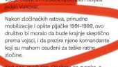 SRAMNA KOLUMNA U DANASU, PUNA LAŽI: “Većina” komandanata VJ je bila osuđena za “teške ratne zločine”?!