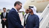 IDEM KOD ISKRENOG PRIJATELJA SRBIJE Vučić: Zahvalan sam i njemu i Emiratima na podršci