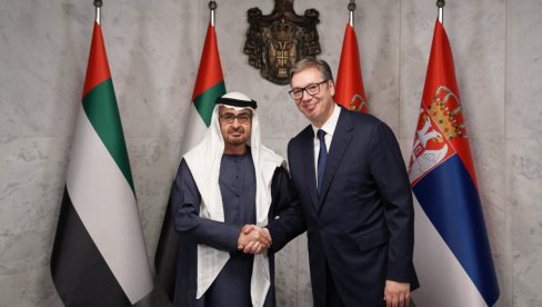 PRIMITE IZRAZE ISKRENOG UVAŽAVANJA I NAKLONOSTI: Vučić primio čestitku Bin Zajeda al Nahjana povodom Dana državnosti