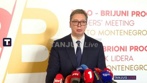 VUČIĆ GROMOGLASNO IZ CRNE GORE: Je l srpska mafija ubija u Crnoj Gori ili je to obrnuto? Kavači i škaljari su mesta odavde!