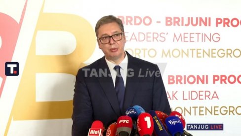 VUČIĆ O OPTUŽBAMA DA SE SRBIJA MEŠA U IZBORE U PODGORICI: Uopšte nas ne interesuju lokalni izbori u Crnoj Gori