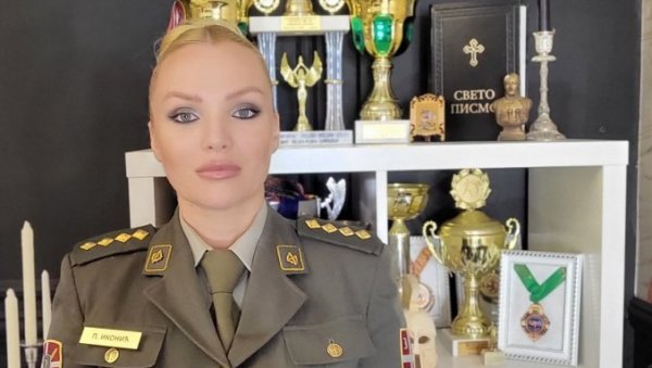 ОФИЦИР СА ЦРНИМ  ПОЈАСОМ: Павелина Иконић (35), припадник ВС, по много чему јединствена