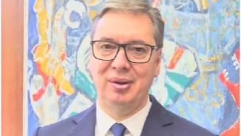 KAO PONOSNI ČLAN, JOŠ MNOGO TOGA DOBROG OČEKUJEM OD SNS-A Vučić čestitao rođendan Srpskoj naprednoj stranci (VIDEO)