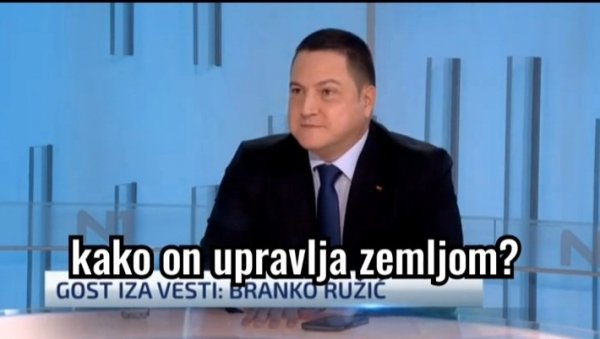 ВУЧИЋ О ИЗЈАВИ БРАНКА РУЖИЋА НА Н1: Вучић је створио тај систем који ви никада нећете створити