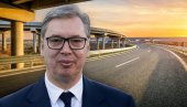 ВУЧИЋ ПОДЕЛИО СЈАЈНЕ ВЕСТИ: Ускоро се отвара још 14 км новог ауто-пута и 30 км брзе саобраћајнице