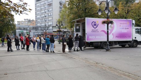 MESEC BORBE PROTIV RAKA DOJKE – Karavan „Budi hrabra, pregledaj se“ stigao u Zaječar