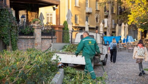 POSLE KEJA I KNEZA, OČSTILI BAJLONI: Cilj da Stari grad bude najčistija opština u prestonici (FOTO)