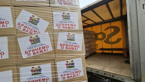 POMOĆ PENZIONERIMA U LESKOVCU: Nova podela paketa sa namirnicima