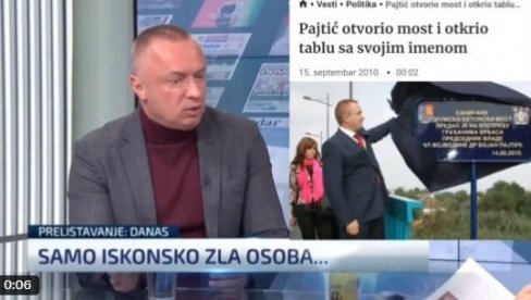 Највеће Пајтићево достигнуће за 16 година власти је отварање табле са својим именом