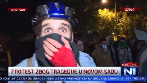 HAOS U NOVOM SADU: Lete cigle i kamenice, pristalice opozicije razbijaju prostorije SNS (VIDEO)