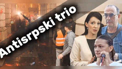 ANTISRPSKI TRIO PREDVODI NASILNE PROTESTE Tvrde da su Srbi genocidni, brane nasilnike i uz pesmu žale stradale (VIDEO)