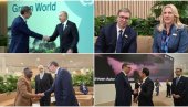 OGLASIO SE VUČIĆ PRE POČETKA SAMITA COP29: Predsednik obavio nekoliko razgovora, pa poslao važnu poruku (FOTO)