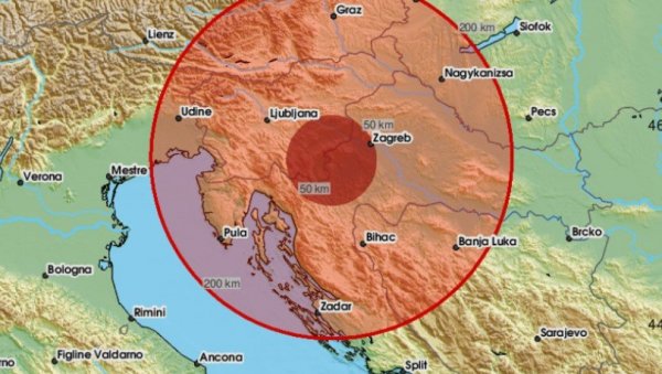 ДОБРО СЕ ЗАТРЕСЛО: Регистрован снажан земљотрес у Хрватској